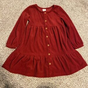 Wonder Nation Red Corduroy Dress